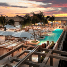 Motto by Hilton Tulum Rooftop at Sunset