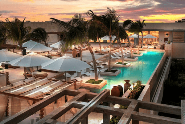 Motto by Hilton Tulum Rooftop at Sunset