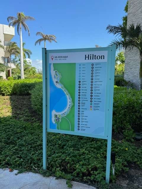 Hilton Tulum Hotel Map