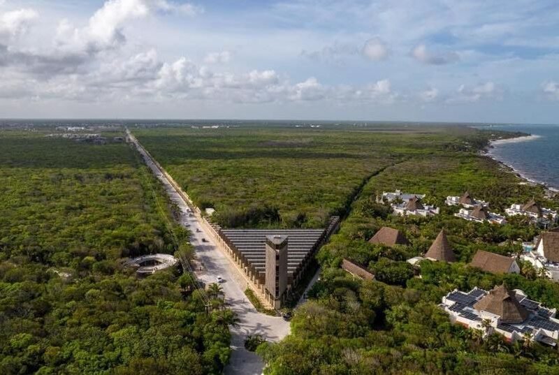 Parque del Jaguar Tulum Jaguar Park Arial View