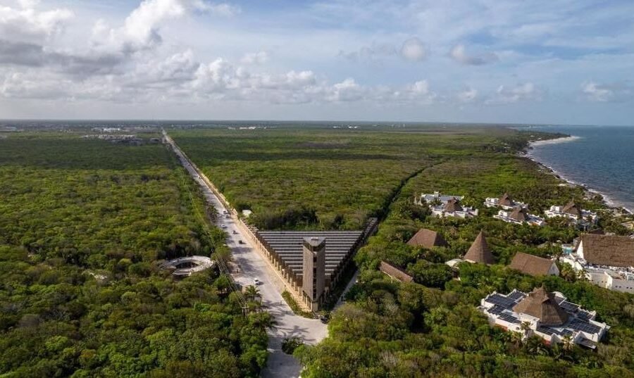 Parque del Jaguar Tulum Jaguar Park Arial View